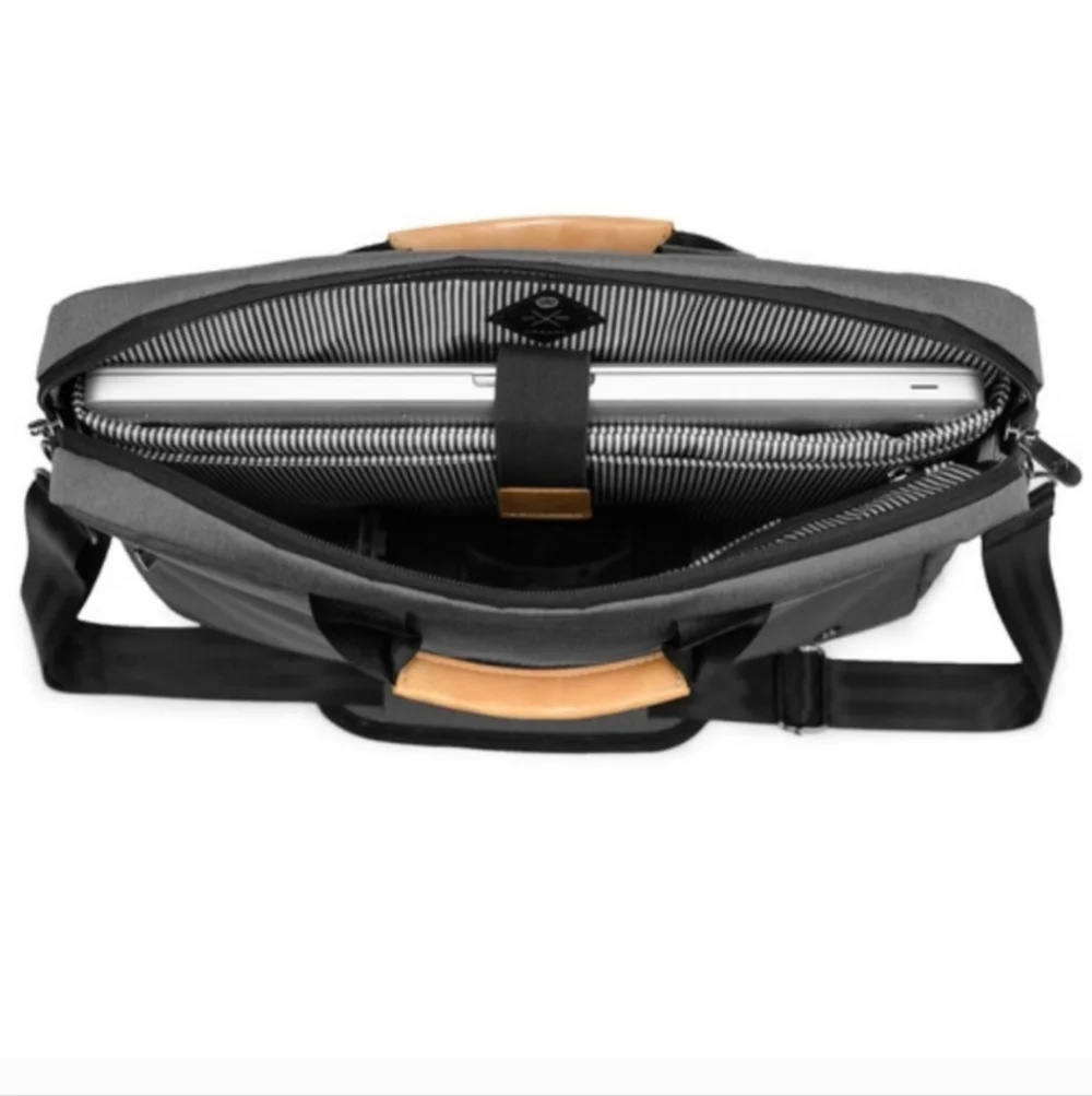 PKG International Spadina 10L Charcoal Messenger‎ Bag